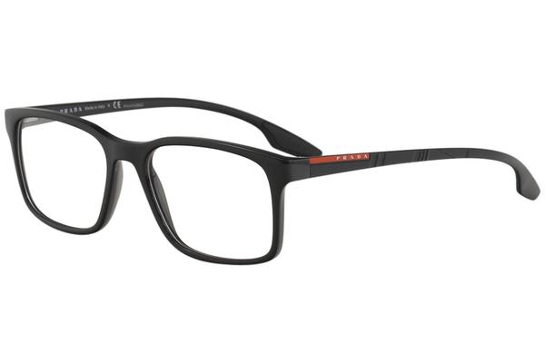 borstel Kwik ruw Prada Linea Rossa Eyeglasses Frame Men's Lifestyle VPS01L CZH-1O1 Blue  54-18-145 | EyeSpecs.com