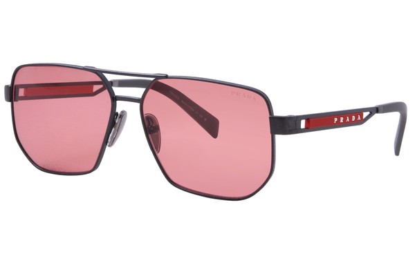PRADA SPR17U-F ラウンド型サングラス　 PINK / BLK PRADA Sunglasses SPR 17O Black Pink | 168059 | FASHIONPHILE