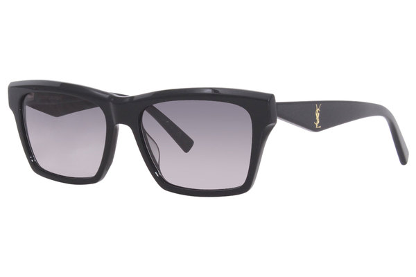 Saint Laurent SL-M104/F 001 Sunglasses Black/Grey Gradient