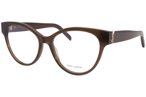 Saint Laurent Eyeglasses SLM34 006 Beige/Silver 53-16-140mm