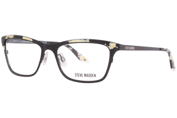 Steve Madden Eyeglasses Frame Women's Karlee Black Matte 54-17-140mm |  