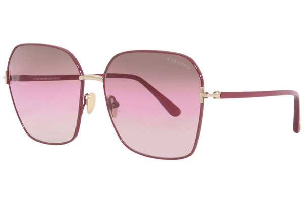 サングラス Tom Ford Sunglasses TF839 01B Claudia 02 Oversized TOM FORD Claudia-02 Sunglasses TF839 01B