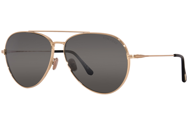 Tom Ford Dashel-02 TF996 01J Sunglasses Shiny Yellow Gold