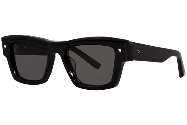 VALENTINO ハタフライフレムサンクラス VLS107C550 0 Valentino XXII VLS-106 Sunglasses Black/Green Square Shape