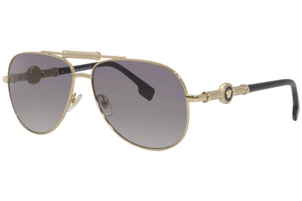 Versace Sunglasses Men's 2236 1477/13 Gold 59-14-140 Versace Sunglasses Men's 2236 1477/13 Gold 59-14-140