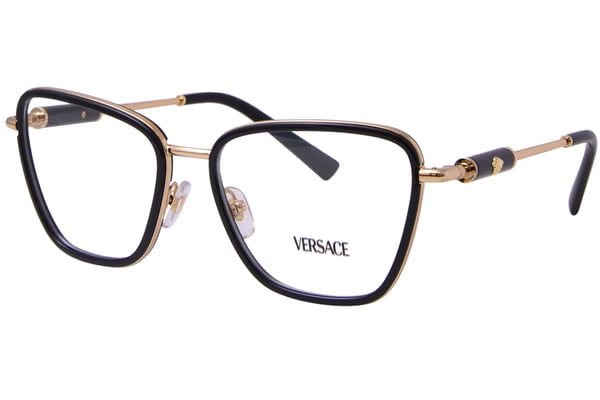 Versace VE1292 1507 Eyeglasses Women's Peach Transparent