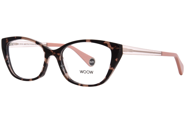 Woow Cat Walk 1 2045 Eyeglasses Women s Duck Blue Full Rim Cat Eye 53 15 142 EyeSpecs