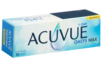 Acuvue Oasys Max 1-Day Multifocal 30-Pack Contact Lenses By Vistakon