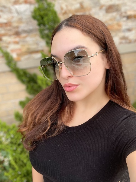 Gucci GG Square-Frame Sunglasses